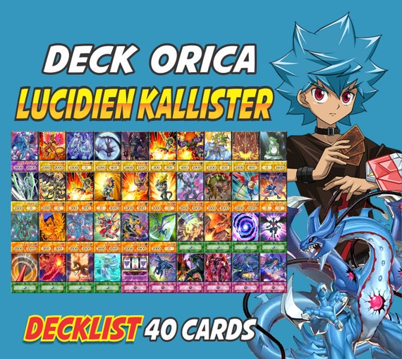 Lucidien Kallister 40 Cards Deck Anime Orica Etsy