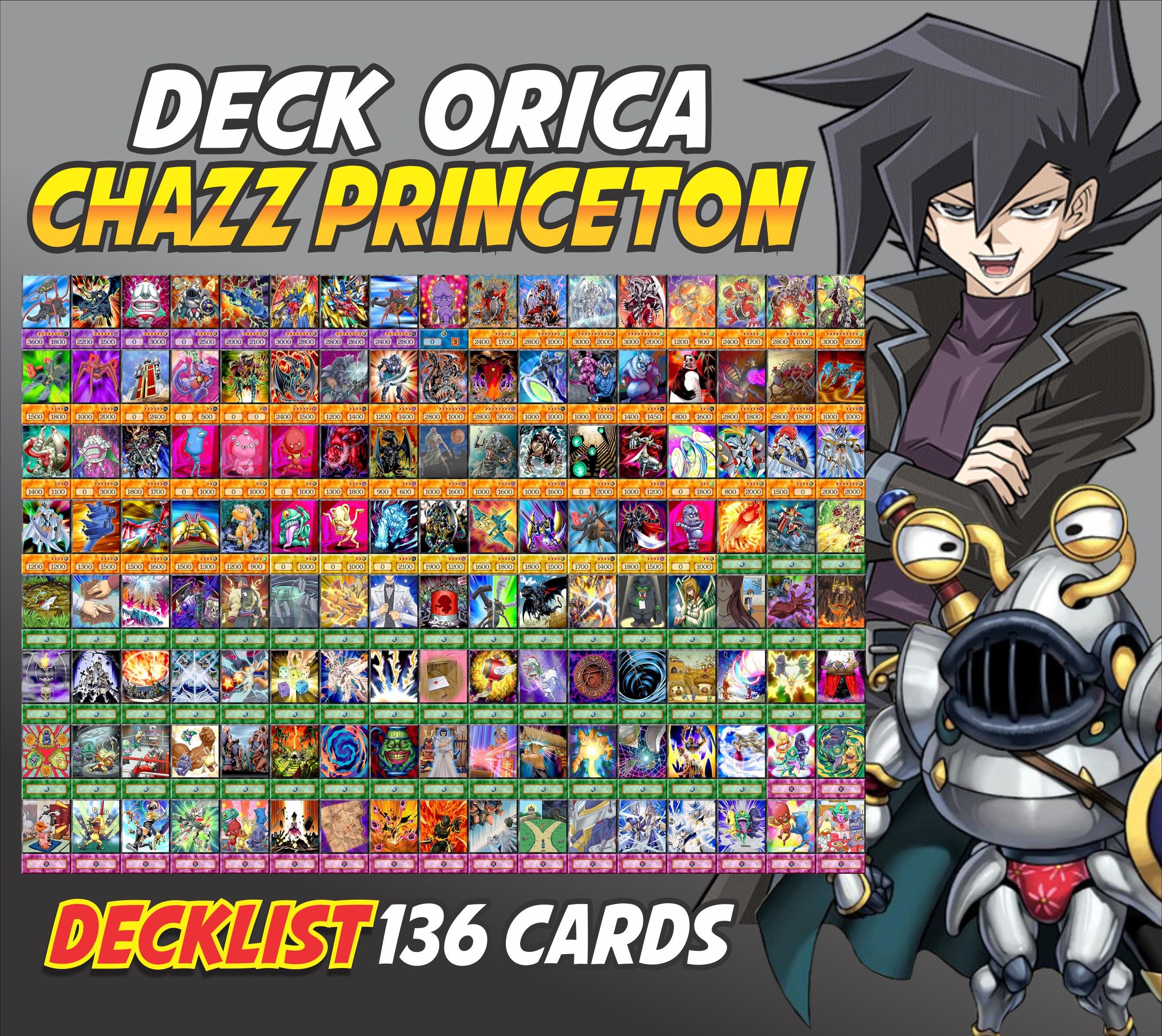Chazz Princeton Deck Anime (130 Cards +18 Rare) Playmat & Deckbox