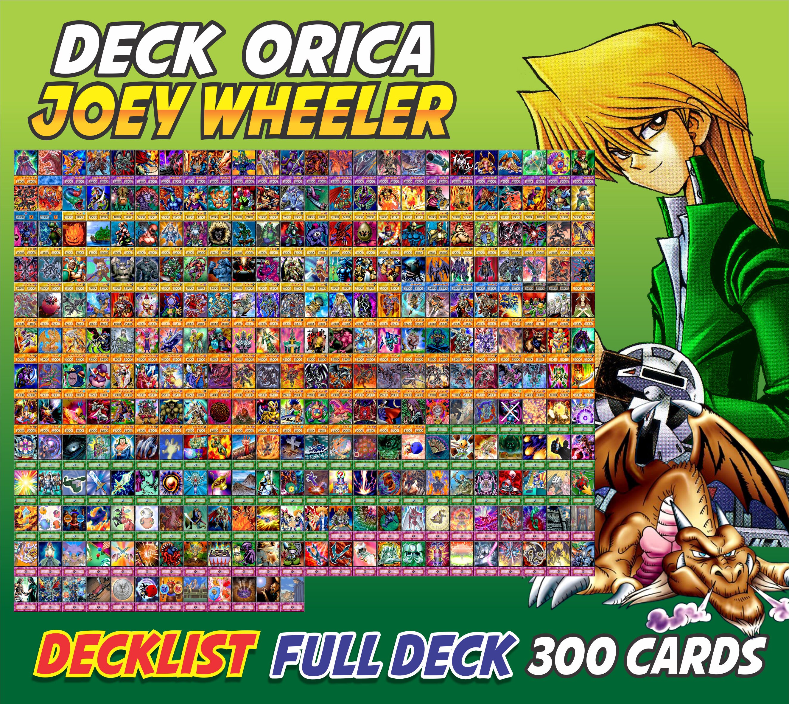 Joey Wheeler 300 Cards Deck Anime Orica - Etsy Finland