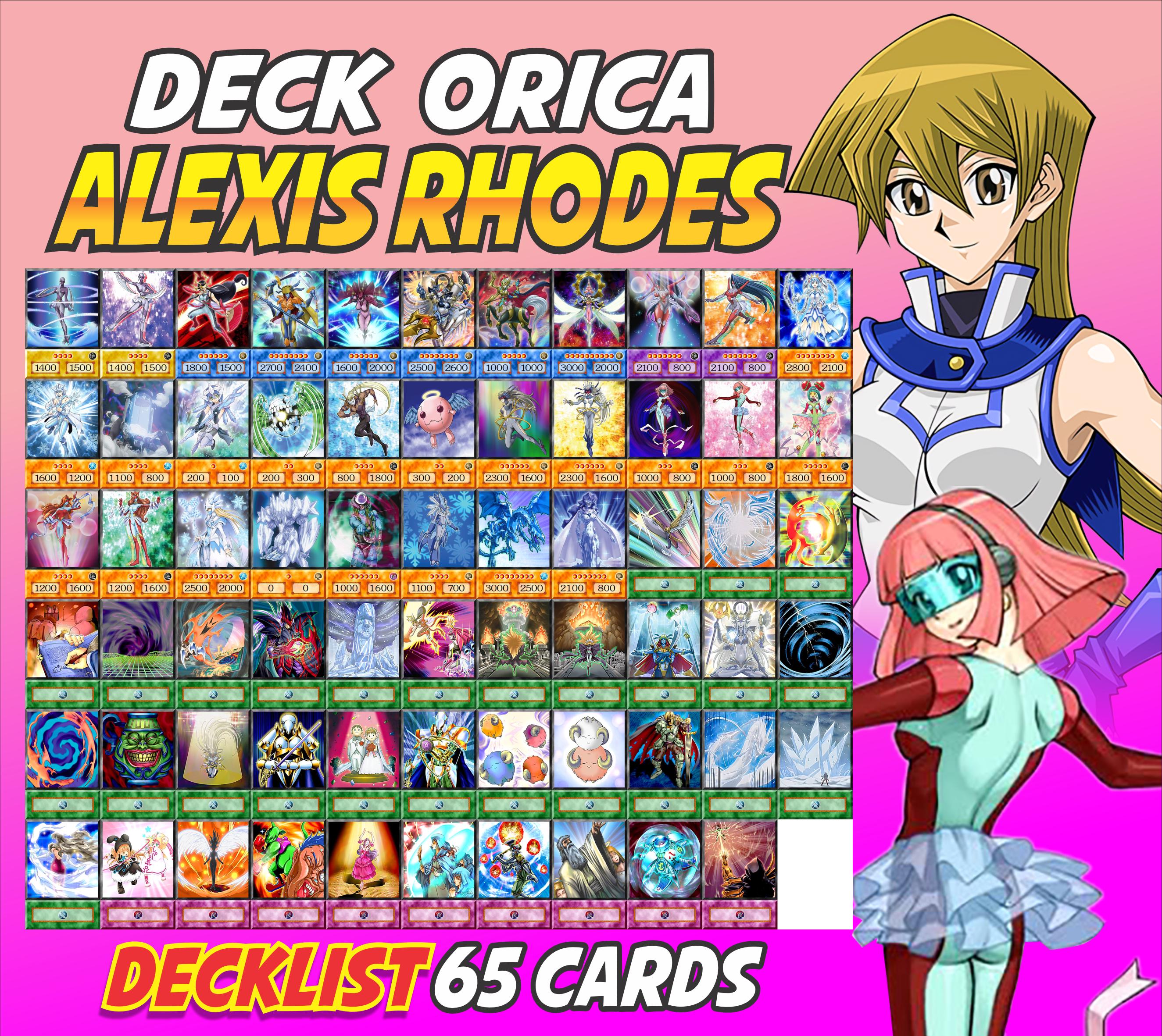 Alexis Rhodes Deck Anime (60 Cards +27 Rare) Playmat & Deckbox Ygo - Etsy