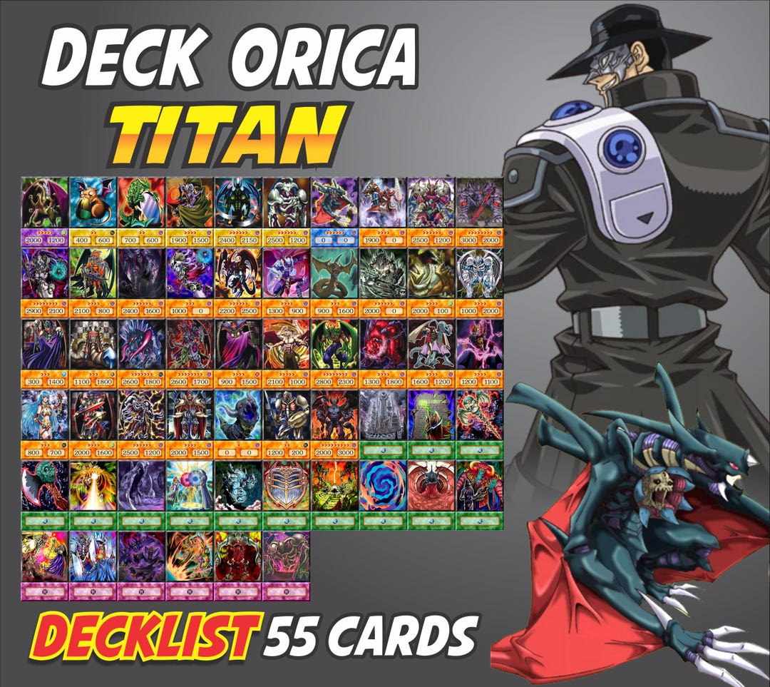 Titan Deck Anime (50 Cards +27 Rare) Playmat & Deckbox Ygo - Etsy New Zealand Titan Deck Anime (50 Cards +27 Rare) Playmat & Deckbox Ygo - Etsy New Zealand
