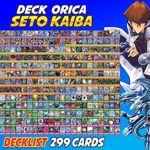 Seto Kaiba Deck Anime (300 Cards +27 Rare) Playmat & Deckbox