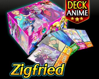 Zigfried Deck Anime (60 Cards +18 Rare) Playmat & Deckbox - Etsy