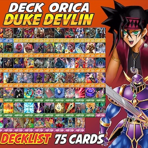Duke Devlin Deck Anime (70 Cards +27 Rare) Playmat & Deckbox