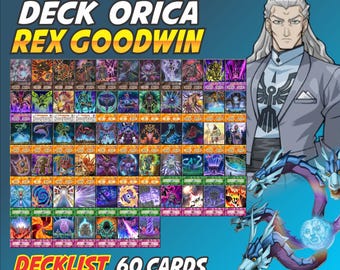 Rex Goodwin Deck Anime (60 kart +27 rzadkich) Mata do gry i pudełko na talie Ygo