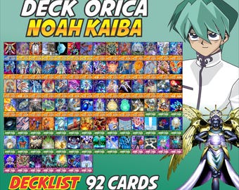Noah Kaiba Deck Anime (90 Cards +27 Rare) Playmat & Deckbox Ygo - Etsy