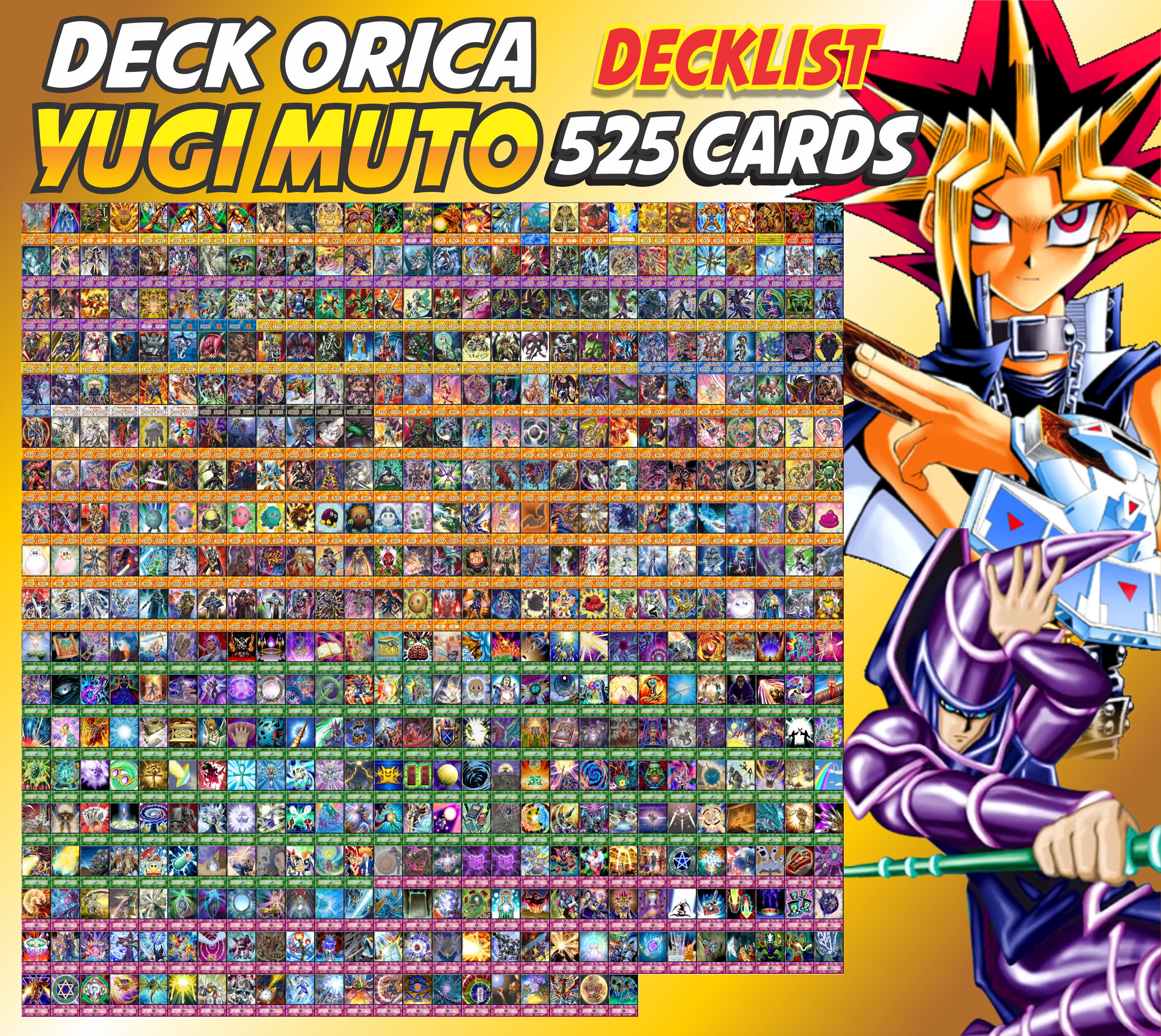 Yugi Muto Grand Championship Yugi Muto Anime Deck  40 NM/MINT Yu-Gi-Oh!  Cards, Duelist Kingdom Era Reprints Yugi Muto Deck List