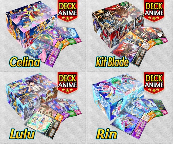 Pack: Celina +kit +lulu +rin Deck Anime (80 Cards+ 27 Rare) Playmat & Deckbox Ygo - Etsy Finland Pack: Celina +kit +lulu +rin Deck Anime (80 Cards+ 27 Rare) Playmat & Deckbox Ygo - Etsy Finland