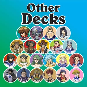 Decks: Alexis, Axel, Bastion, Chumley, Atticus, Yubel, Syrus, Tyranno, Jim Crocodile Deck Anime Inclusief 18 Rare Card, Deckbox, Playmat