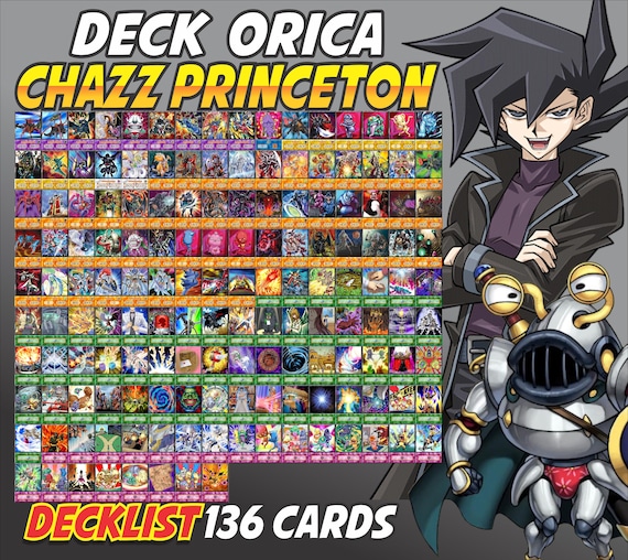 Chazz Princeton Deck Anime (130 Cards +27 Rare) Playmat & Deckbox Ygo - Etsy