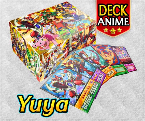 Yuya Sakaki Deck Anime (170 Cards +18 Rare) Playmat & Deckbox - Etsy