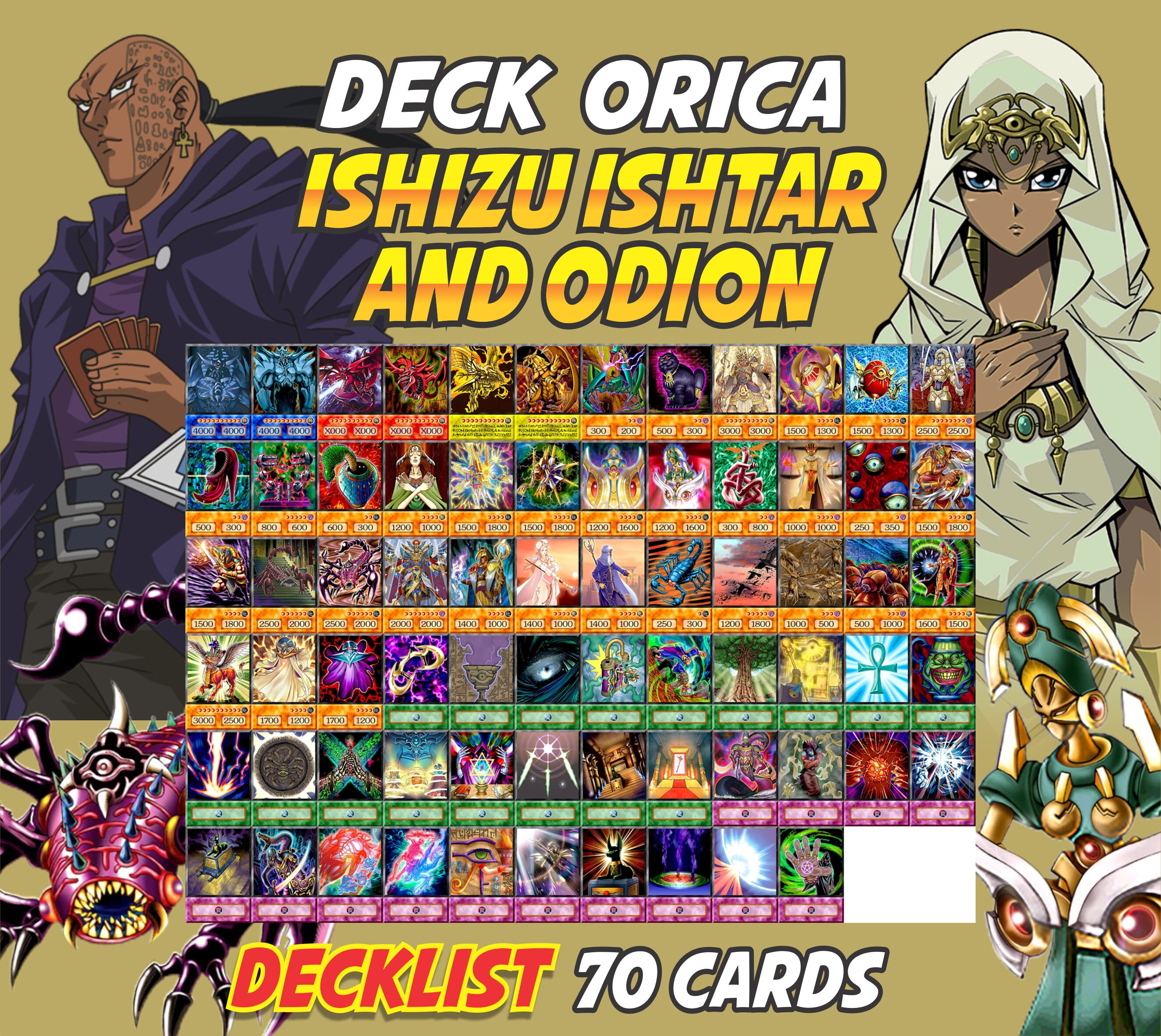 Ishizu Ishtar 70 Cards Deck Anime Deckbox Virtual Booklet Gift Orica