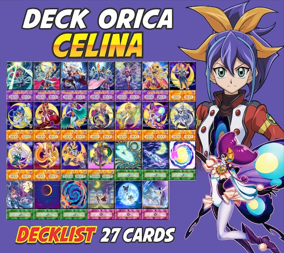 Pack: Celina +kit +lulu +rin Deck Anime (80 Cards+ 27 Rare