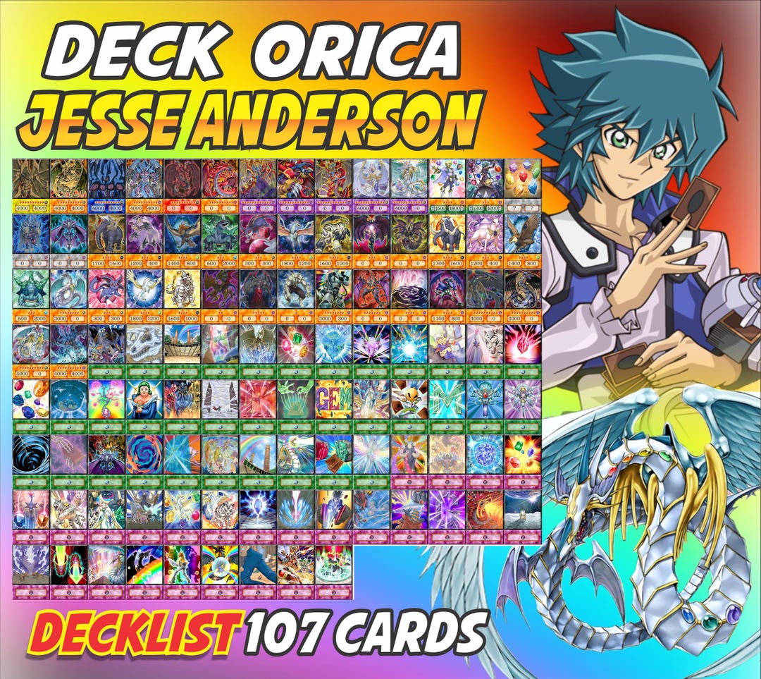 yugioh jesse anderson deck Complete Custom for Yu-Gi-Oh! GX clear the field Jesse Anderson Deck Anime (100