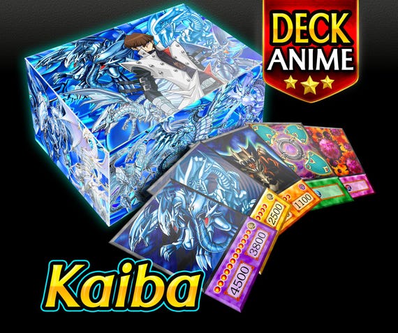 Seto Kaiba Deck Anime (300 Cards +27 Rare) Playmat & Deckbox - Etsy