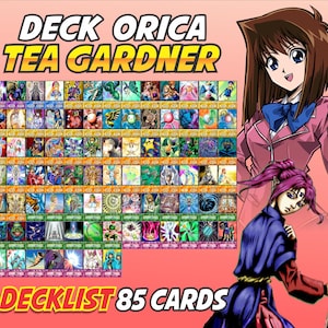 Tea Gardner Deck Anime (80 Cards +27 Rare) Playmat & Deckbox