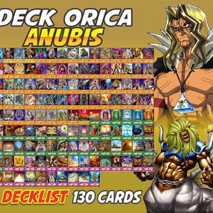 Anubis Deck Anime (130 Cards +27 Rare) Playmat & Deckbox