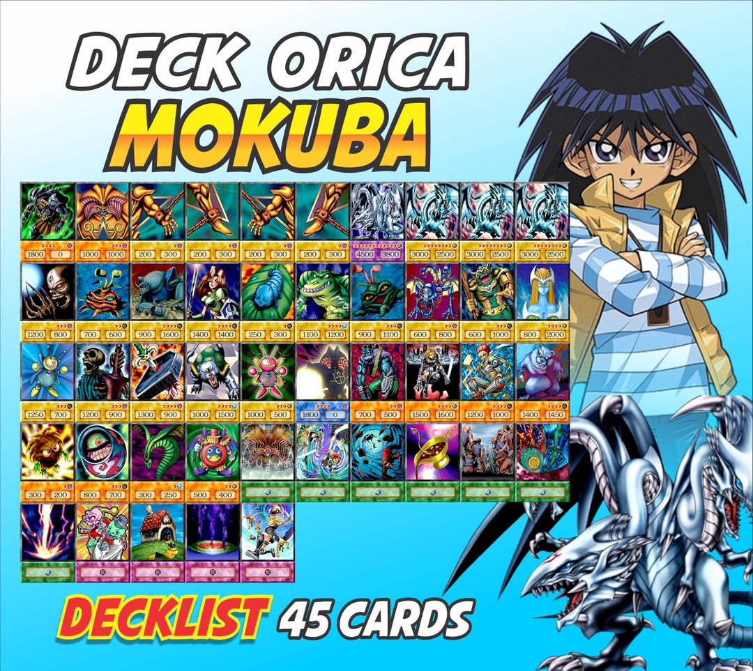 Mokuba Deck Anime (40 Cards +27 Rare) Playmat & Deckbox Ygo - Etsy Ireland