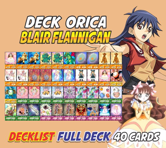 Blair Flannigan 40 Cards Deck Anime Orica Yugioh | Etsy