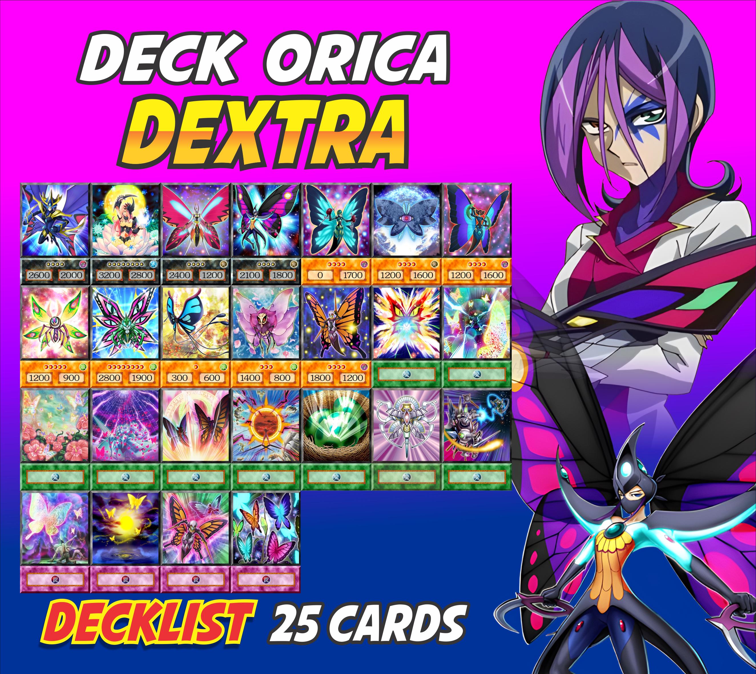 Pack: Dextra +anna Deck Anime (50 Cards +18 Rare) Playmat