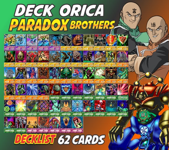 Paradox Brothers Deck Anime (60 Cards +27 Rare) Playmat & Deckbox Ygo - Etsy Paradox Brothers Deck Anime (60 Cards +27 Rare) Playmat & Deckbox Ygo - Etsy