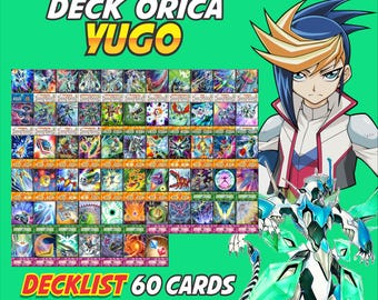 Yugo Deck (60 Cards +36 Rare) +deckbox & Playmat Anime Orica - Etsy