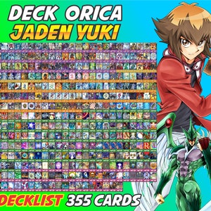 Jaden Yuki Deck Anime (350 Karten) inklusive 18 seltene Karten, Deckbox, Spielmatte