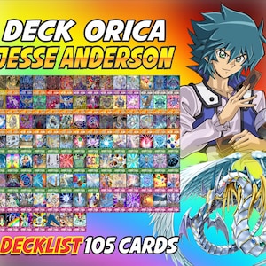 Jesse Anderson Deck Anime (100 Cards +27 Rare) Playmat & Deckbox
