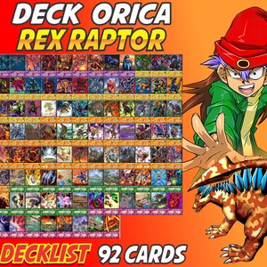 Rex Raptor Deck Anime (90 Cards +27 Rare) Playmat & Deckbox