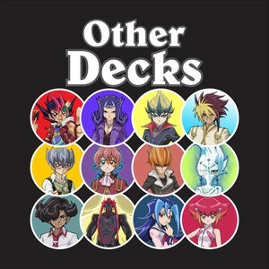 Les ponts : Yuma, Reginald, Kite, Vector, Rio, Dextra, Dom, Quattro, Dumon, Trey, Alito Deck Anime Inclut 18 cartes rares, un deckbox et un tapis de jeu