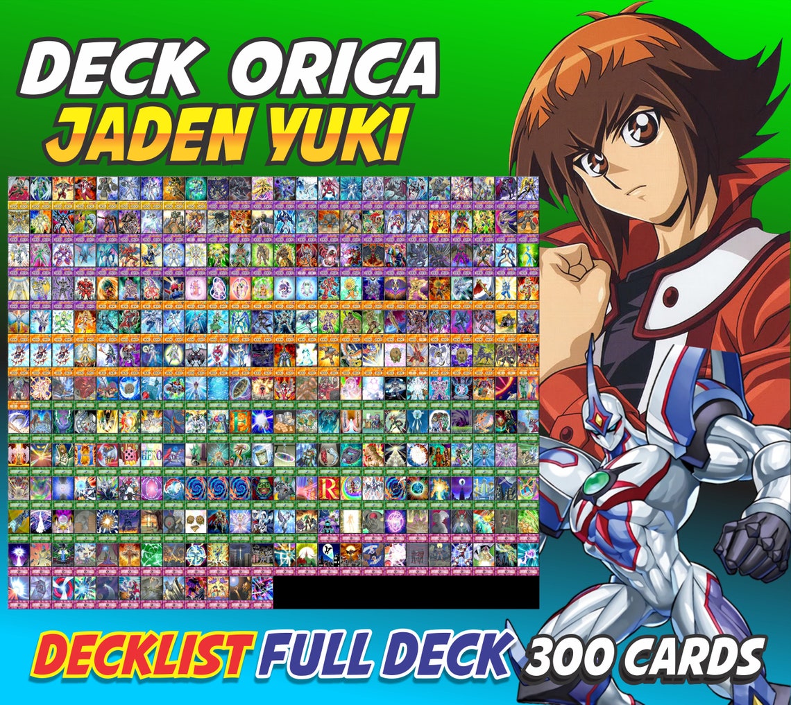 Jaden Yuki Deck 300 cards Anime Orica Etsy