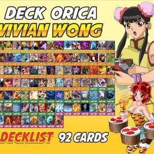 Vivian Wong Deck Anime (90 Cards +27 Rare) Playmat & Deckbox