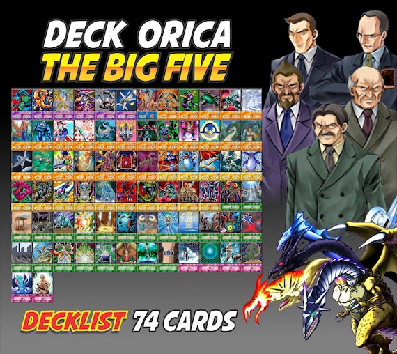 The Big Five Deck Anime (70 Cards +27 Rare) Playmat & Deckbox Ygo - Etsy  Canada