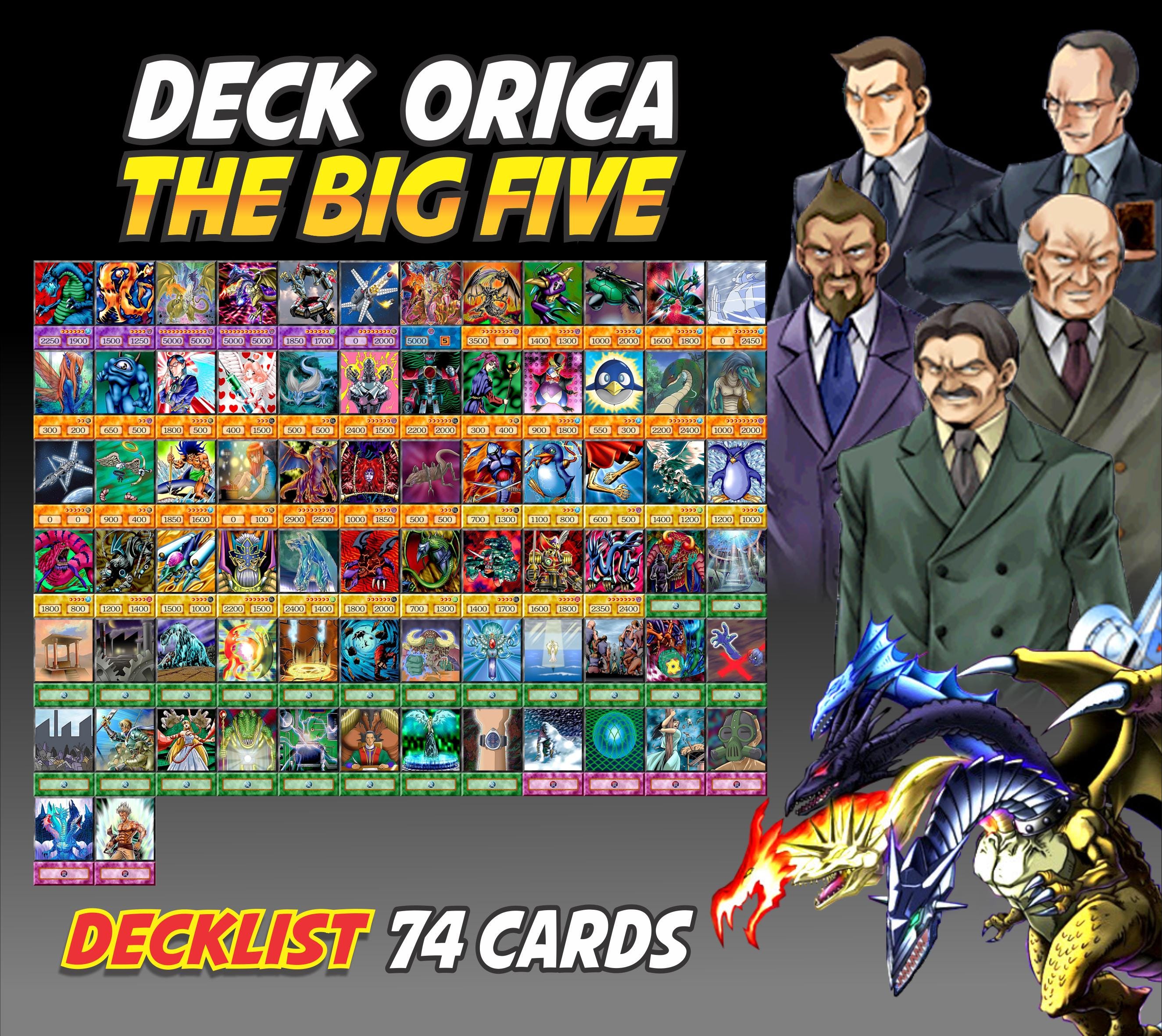 The Big Five Deck Anime (70 Cards +27 Rare) Playmat & Deckbox Ygo - Etsy Canada The Big Five Deck Anime (70 Cards +27 Rare) Playmat & Deckbox Ygo - Etsy Canada