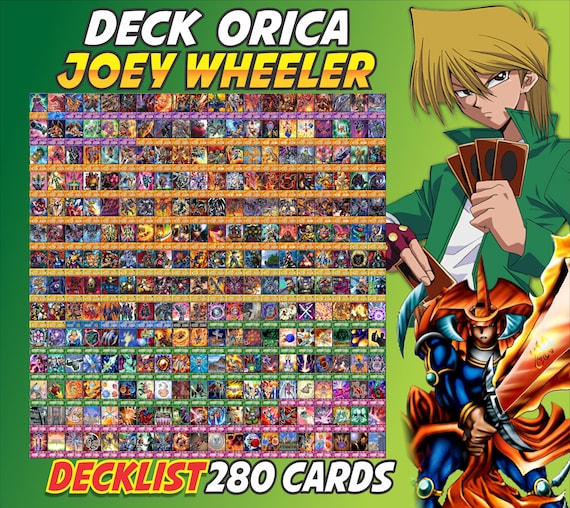 Joey Wheeler Deck Anime (280 Cards +27 Rare) Playmat & Deckbox Ygo - Etsy