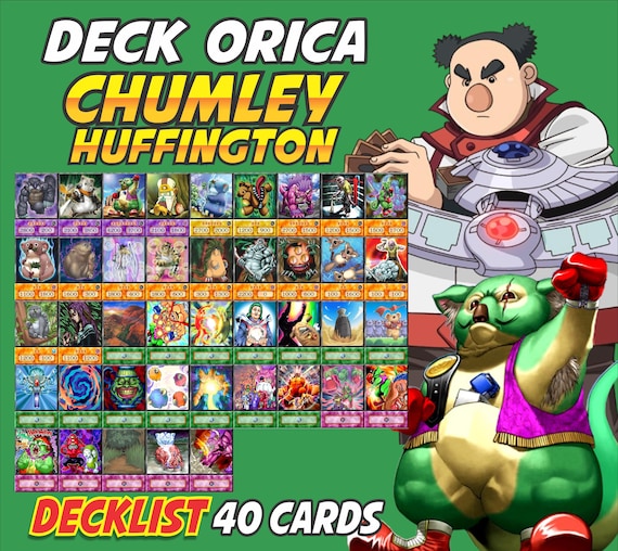 chumley yugioh deck Chumley Huffington Deck Anime (40 Cards +36 Rare) Playmat & Deckbox Ygo