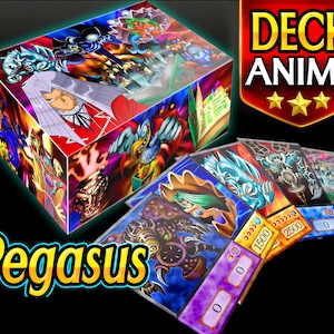 Maximillion Pegasus Deck Anime (100 Cards +9 Rare) Playmat & Deckbox