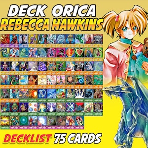 Rebecca Hawkins Deck Anime (70 Cards +27 Rare) Playmat & Deckbox
