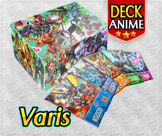 Varis Deck Anime (70 Cards +27 Rare) Playmat & Deckbox Ygo - Etsy Israel