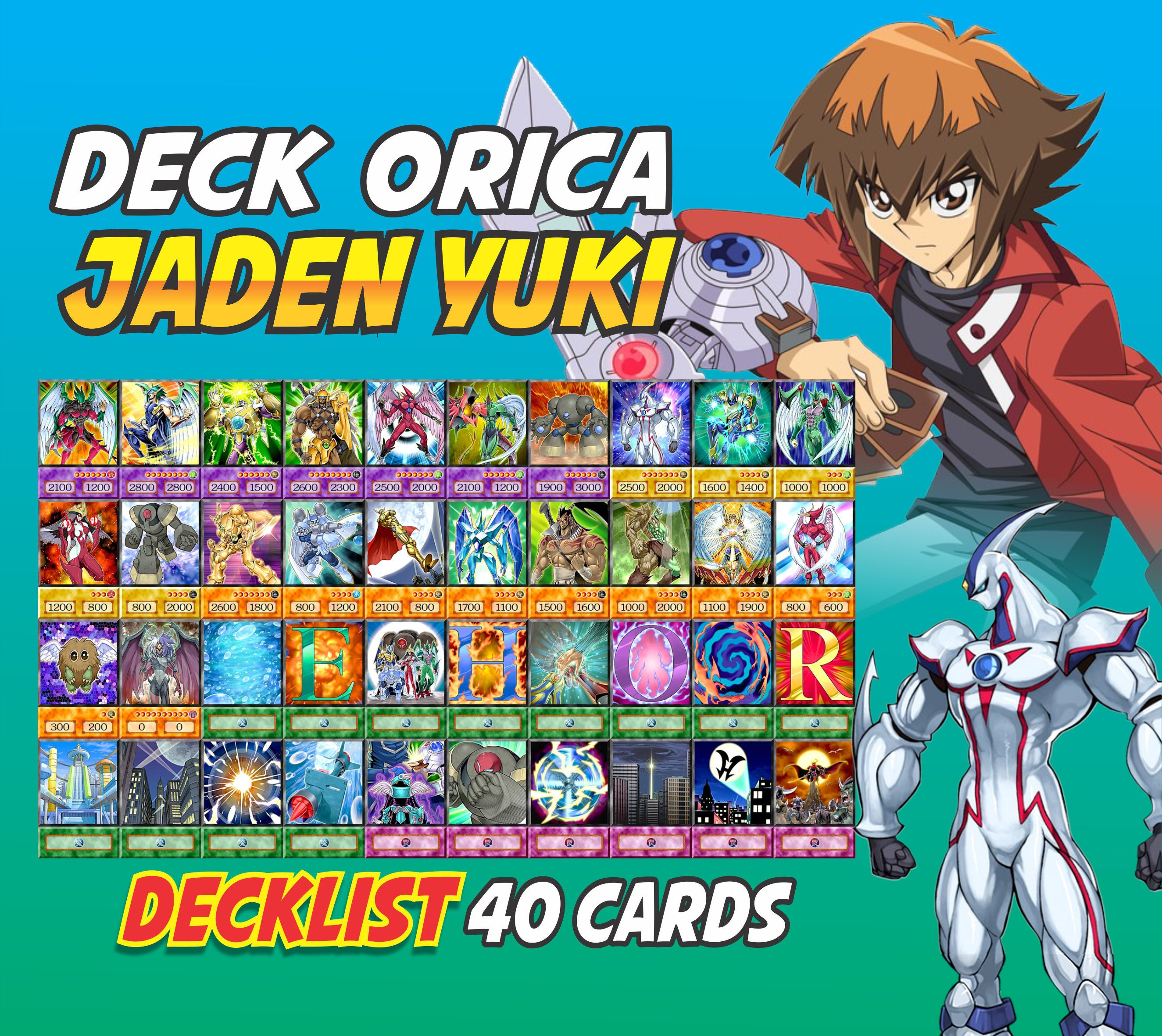 Jaden Yuki Deck 40 cards Anime