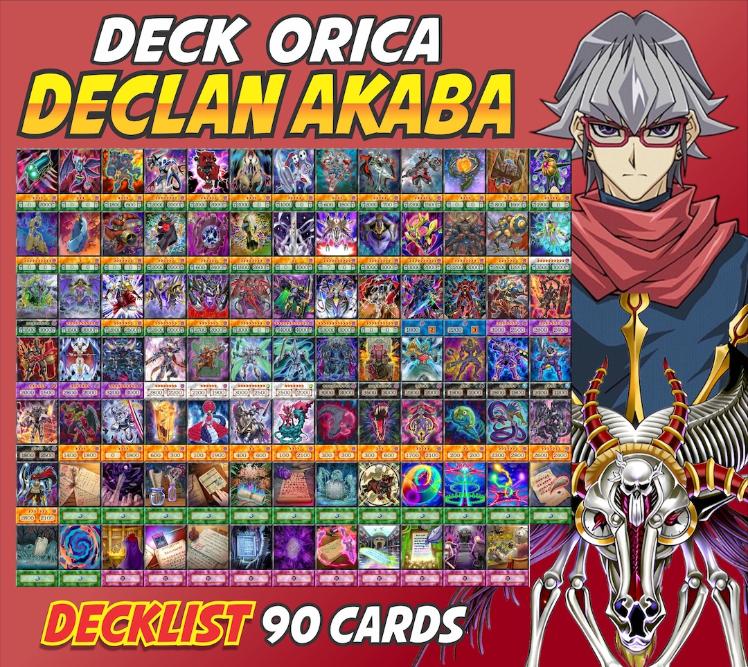 Declan Akaba Deck Anime (90 Cards +27 Rare) Playmat & Deckbox Ygo - Etsy  Ireland