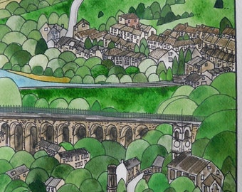 Slaithwaite - Limited Edition Print - Colne Valley