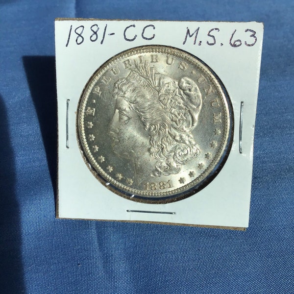 1881-CC Morgan Silver Dollar