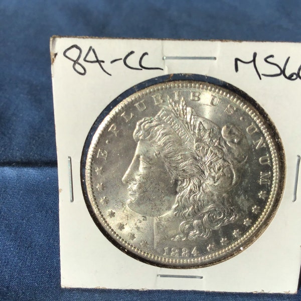 1884-CC Morgan Silver Dollar