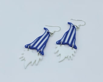 Gnome Patriotic Earrings - Hypoallergenic USA Pride