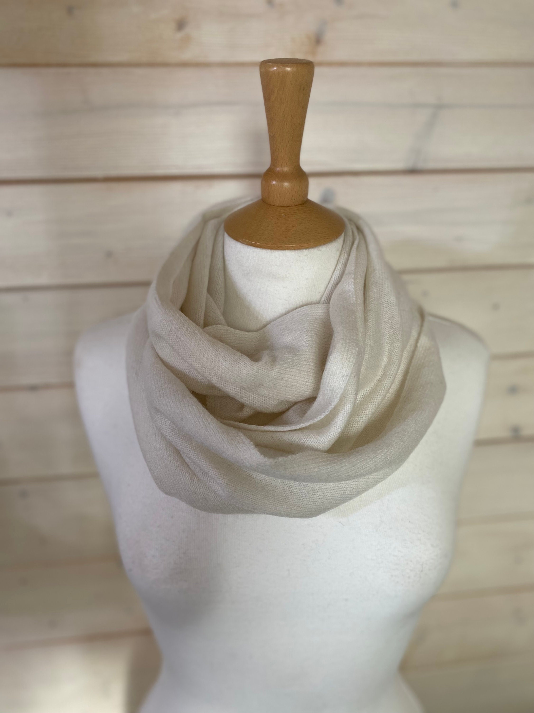 Luxury 100% Cashmere Double Wrap Long Snood - Etsy