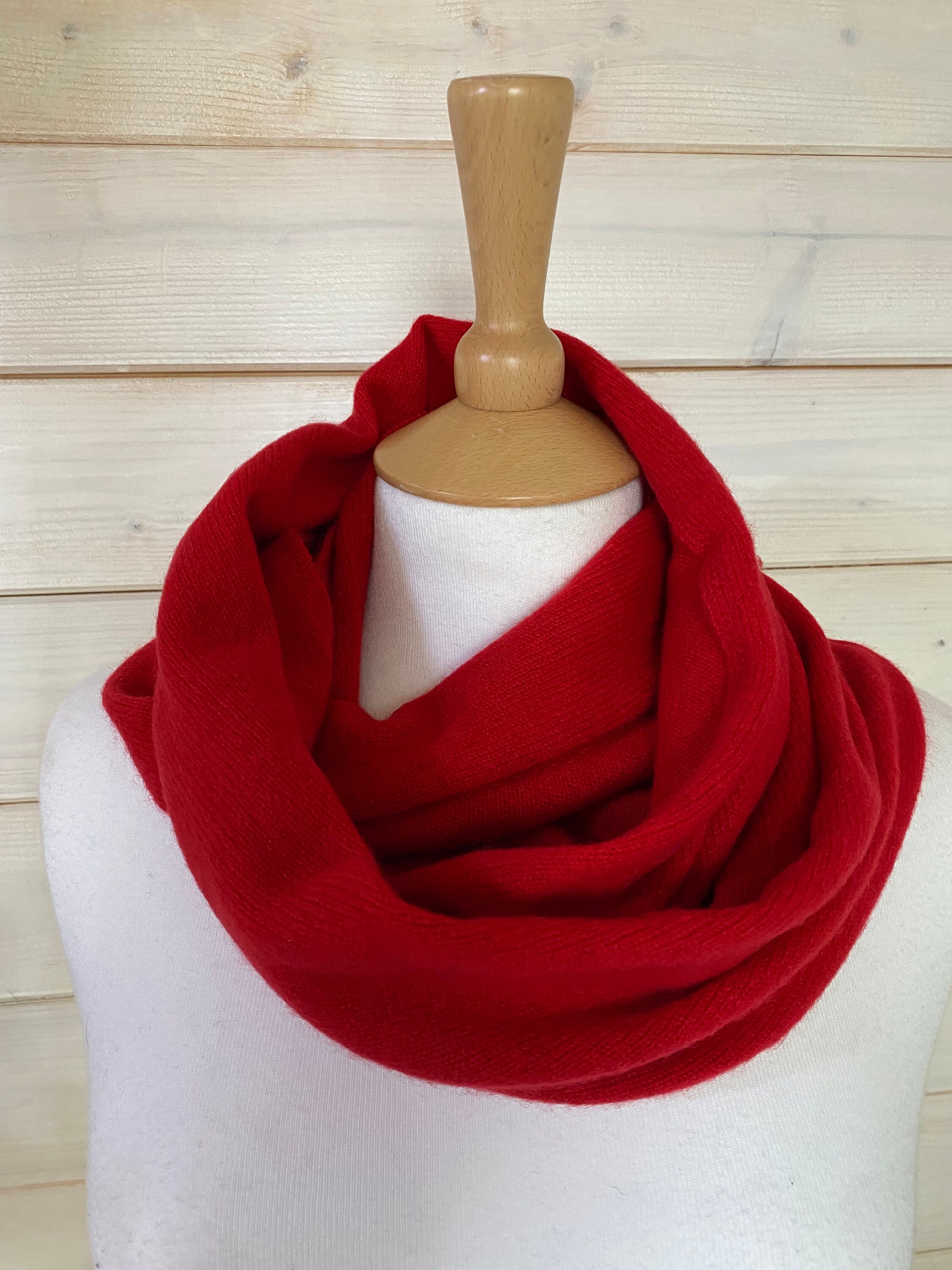 Luxury 100% Cashmere Double Wrap Long Snood - Etsy