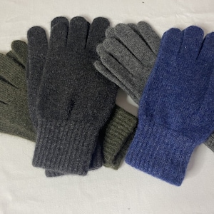 Luxe herenhandschoenen van 100% puur kasjmier
