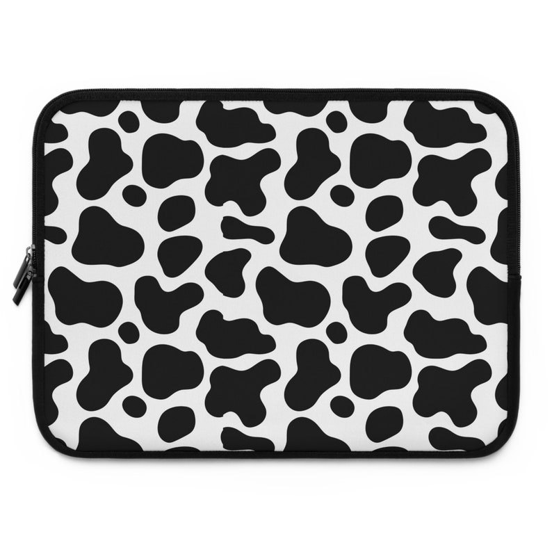 Cow Print Laptop Sleeve Travel Cow Print Bag Journal - Etsy