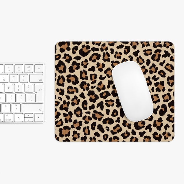 Leopard Pattern Mousepad - Animal Print Mousepad - Cheetah Pattern - Animal Print - Desk Accessories - Office Accessories